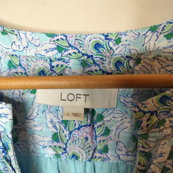 Ann Taylor LOFT Floral Sleeveless Top - Picture 9 of 12